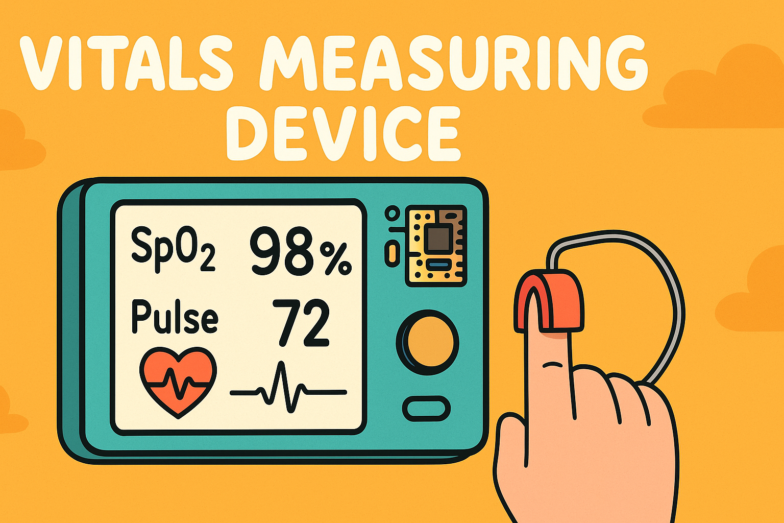 Cloud Connected Vitals Measuring Device